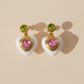 Sweetheart Contrast Earrings